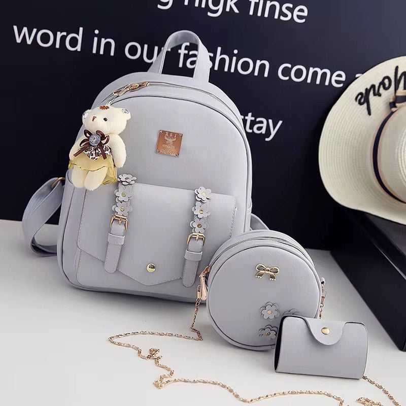3 Piece Ladies Backpack