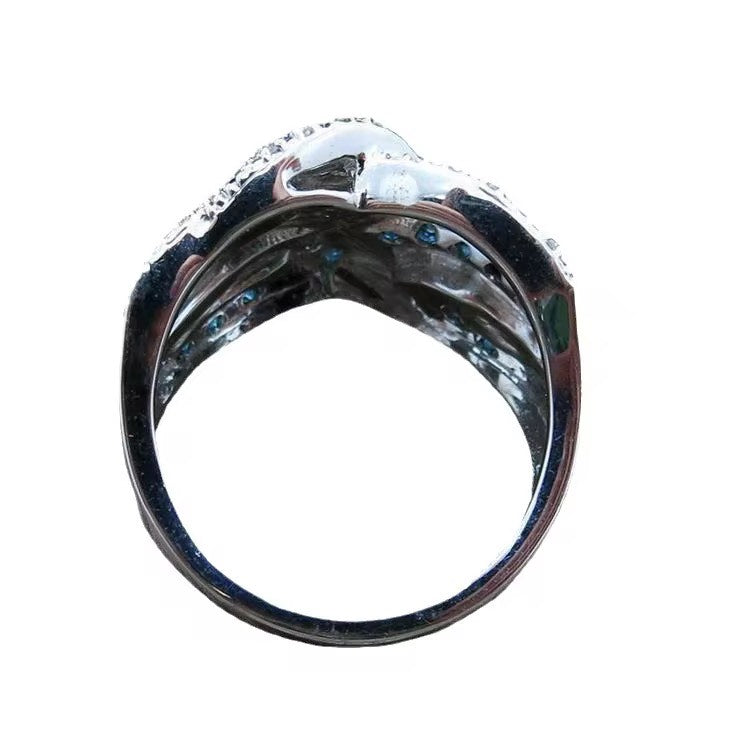 Bowknot Female Zirconia Ring Design size 6 to 10