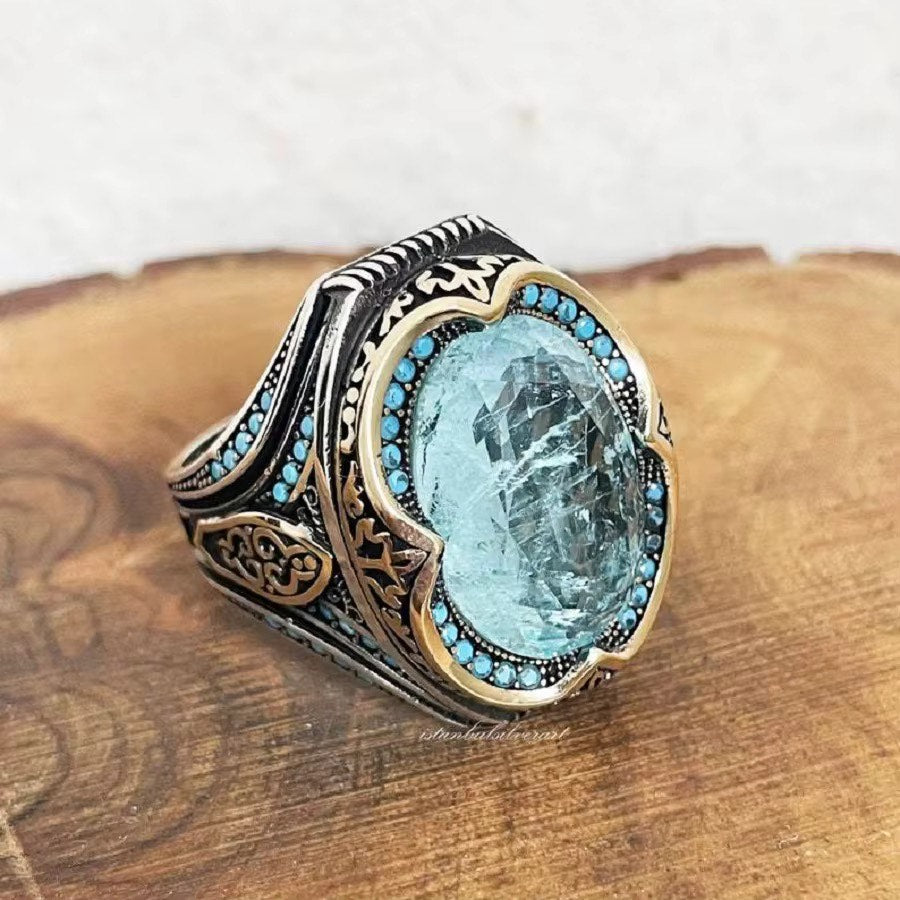 Men’s Oval Fashion Ring size 6 to 13