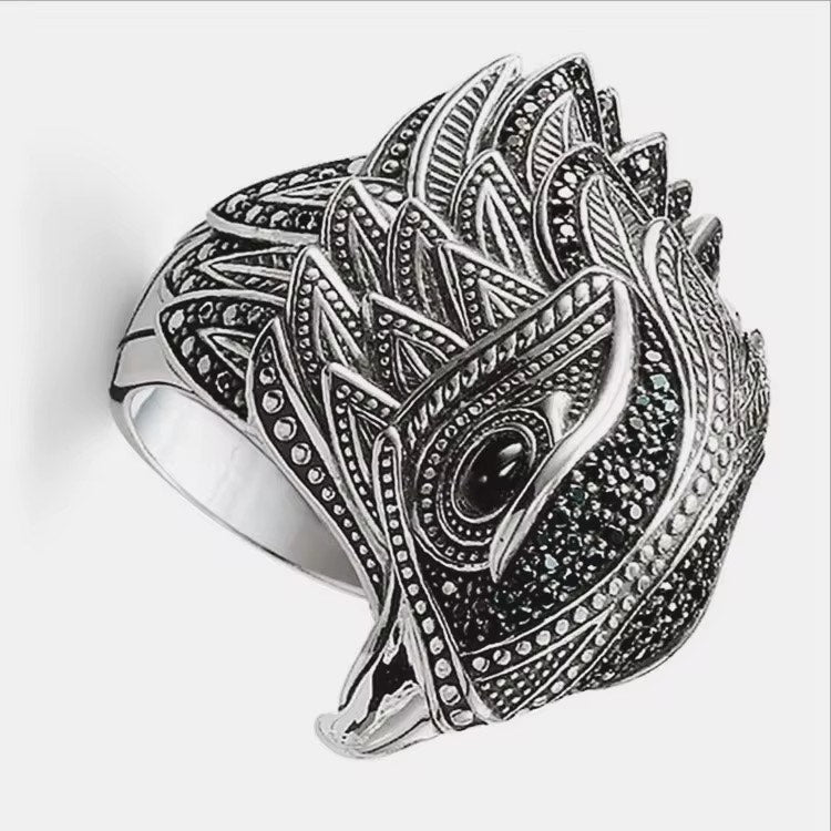 Men’s Vintage Eagle Ring 6 to 13