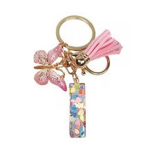 High Quality A-Z Initial keychain Tassel Butterfly (All letters available)