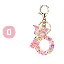 High Quality A-Z Initial keychain Tassel Butterfly (All letters available)