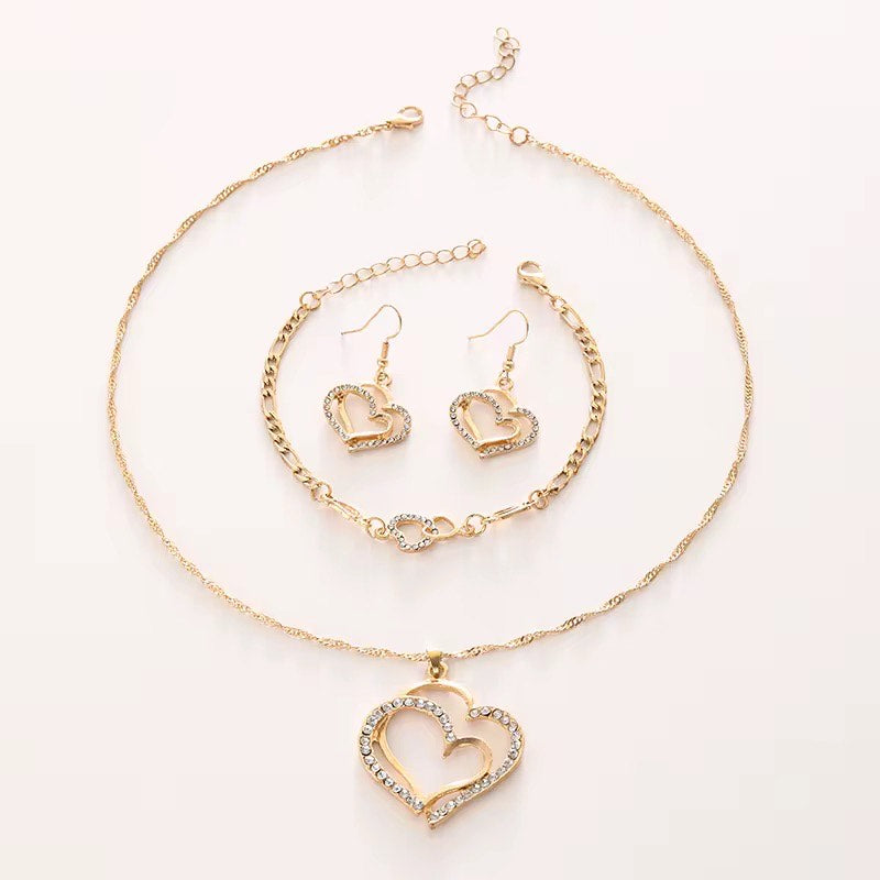 Love Pendants Jewelry Set