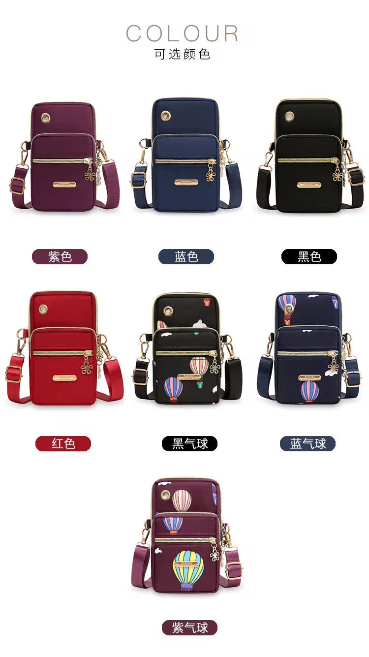 Women Classic Crossbody Phone Purse with Long Lanyard