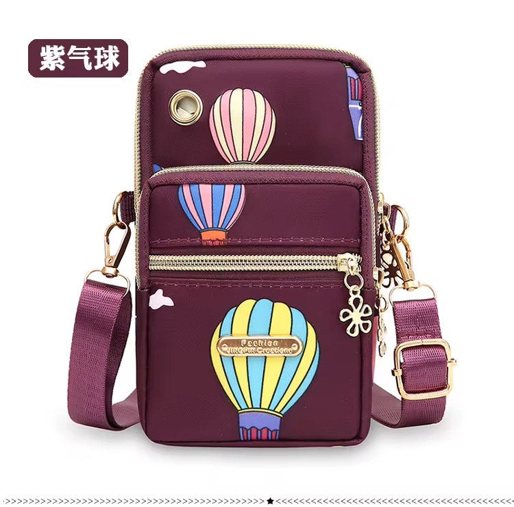Women Classic Crossbody Phone Purse with Long Lanyard