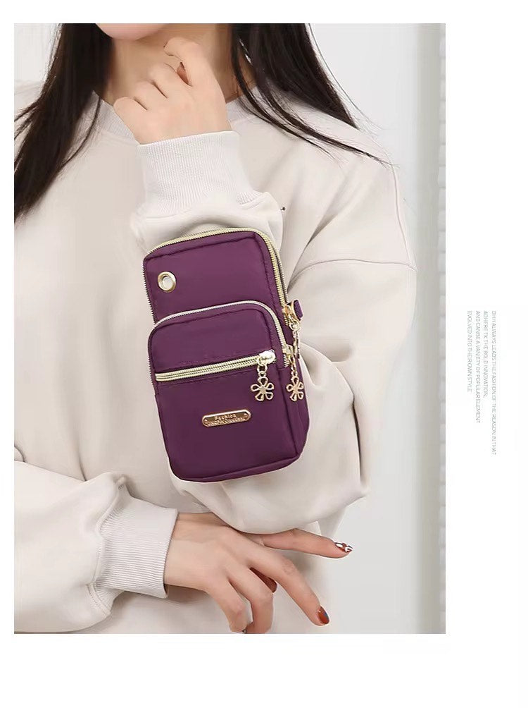 Women Classic Crossbody Phone Purse with Long Lanyard
