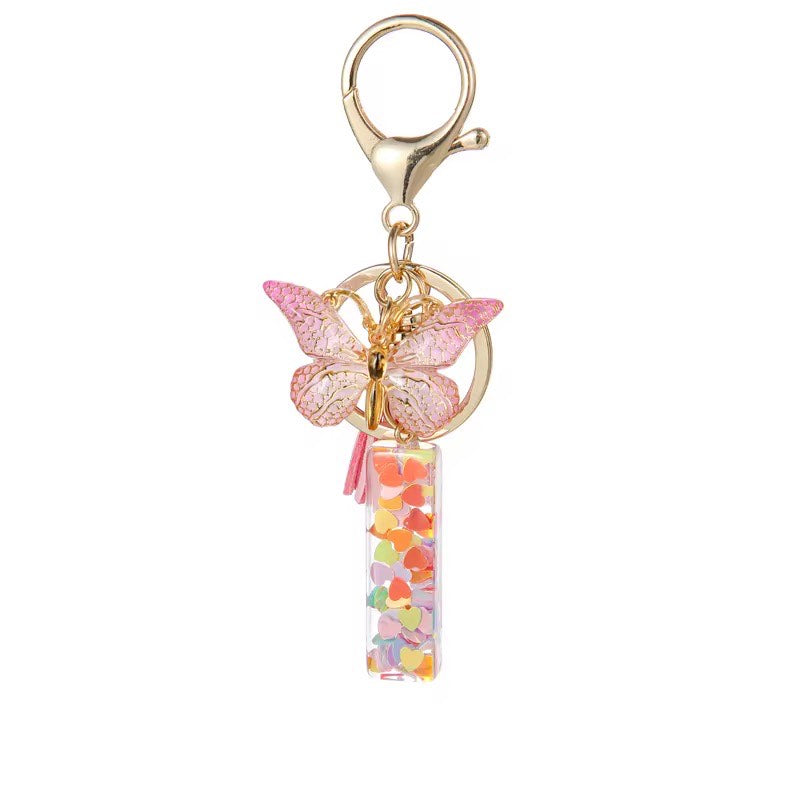 High Quality A-Z Initial keychain Tassel Butterfly (All letters available)