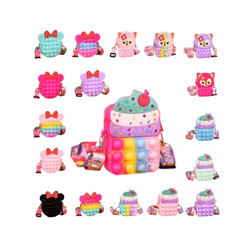 POP IT Cat Design Bags