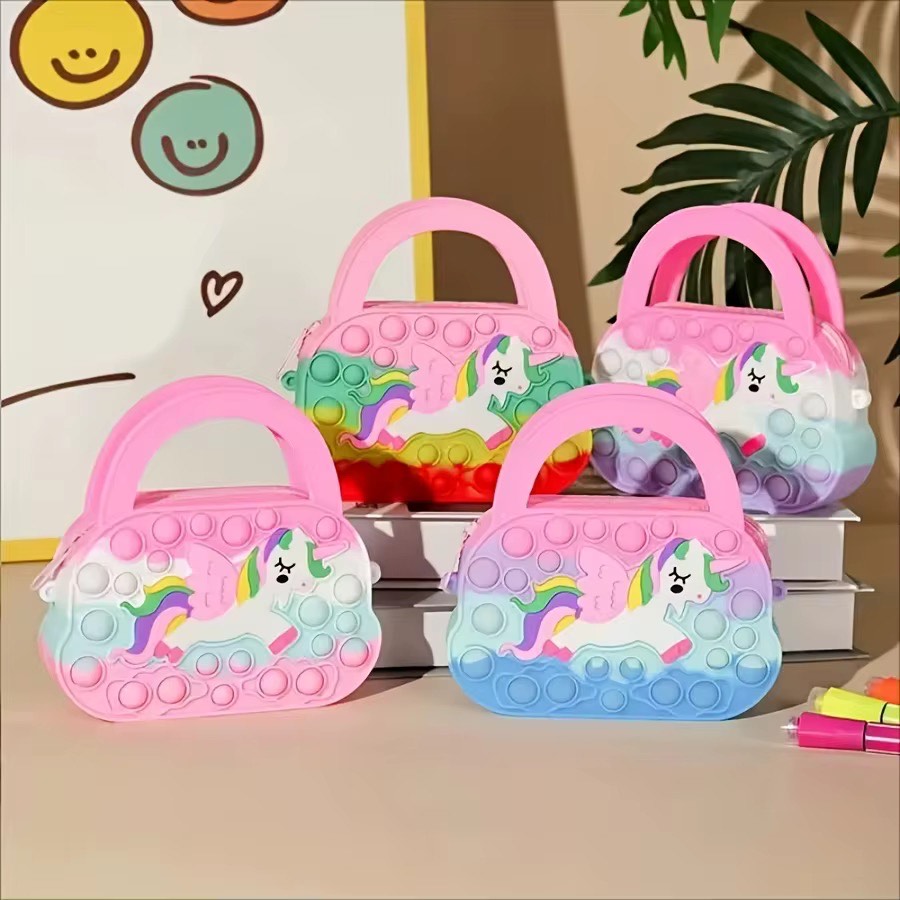 Cute Pony Silicone Crossbody Bag