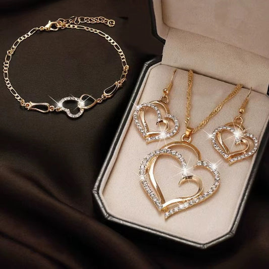 Love Pendants Jewelry Set
