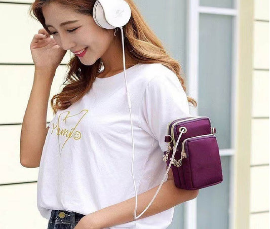 Women Classic Crossbody Phone Purse with Long Lanyard